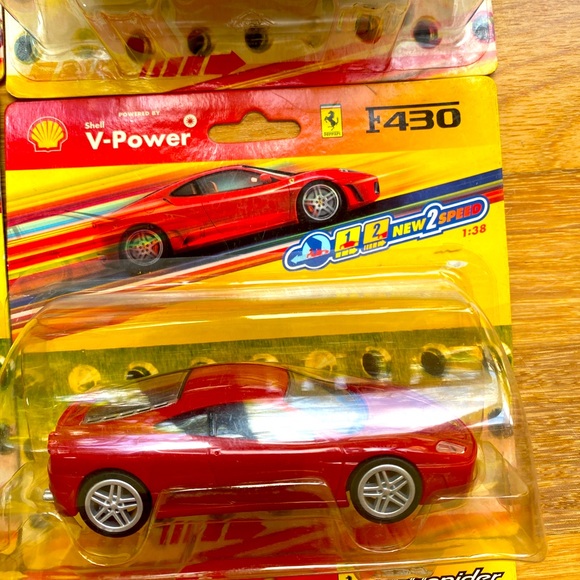 Set of 6 x 2006 Hot Wheels Shell V-Power Ferrari Pull Back 1:38 - Picture 4 of 7
